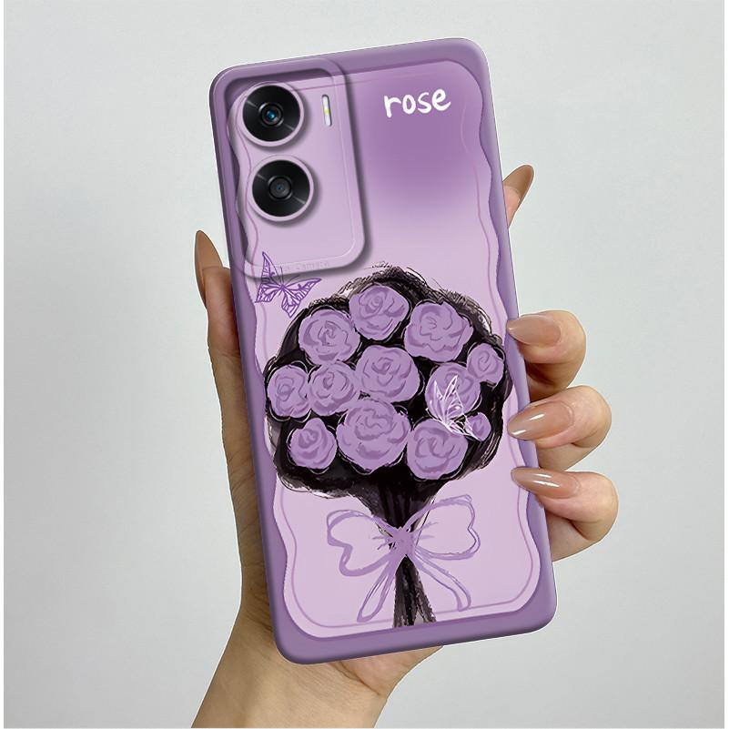 For Honor 90 Lite Case Pretty Butterfly Flower Pattern Silicone Soft Funda Phone Case For Honor90 Lite Honor 90Lite Cover Bumper