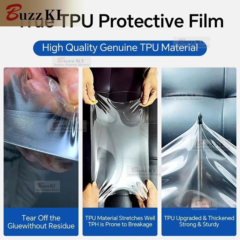 For Mercedes-Benz GLC X254 Luxury X254 Base 2024 Headlight Rearview Film TPU Protection Film Pre-cut Anti-scratch Resistant