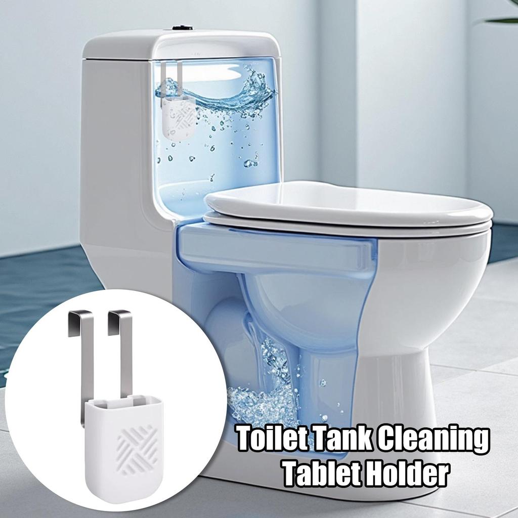Toilet Tablet Holder For Inside Tank Storage Cleaning Hanger Toilets Bowl Cleaner Carrier For Hotel Home Residential Bathroom