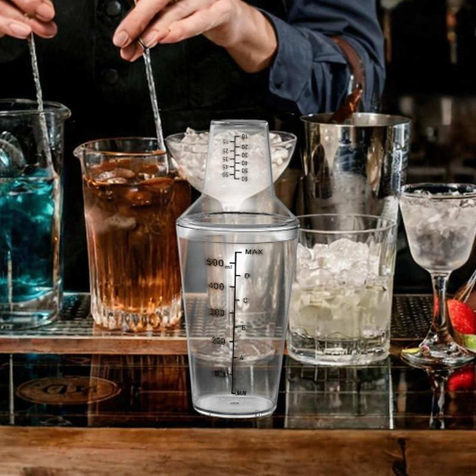 

Прозрачный шейкер для коктейлей, герметичный миксер для коктейлей «Маргарита», чашка для смешивания напитков для столовой 500ml