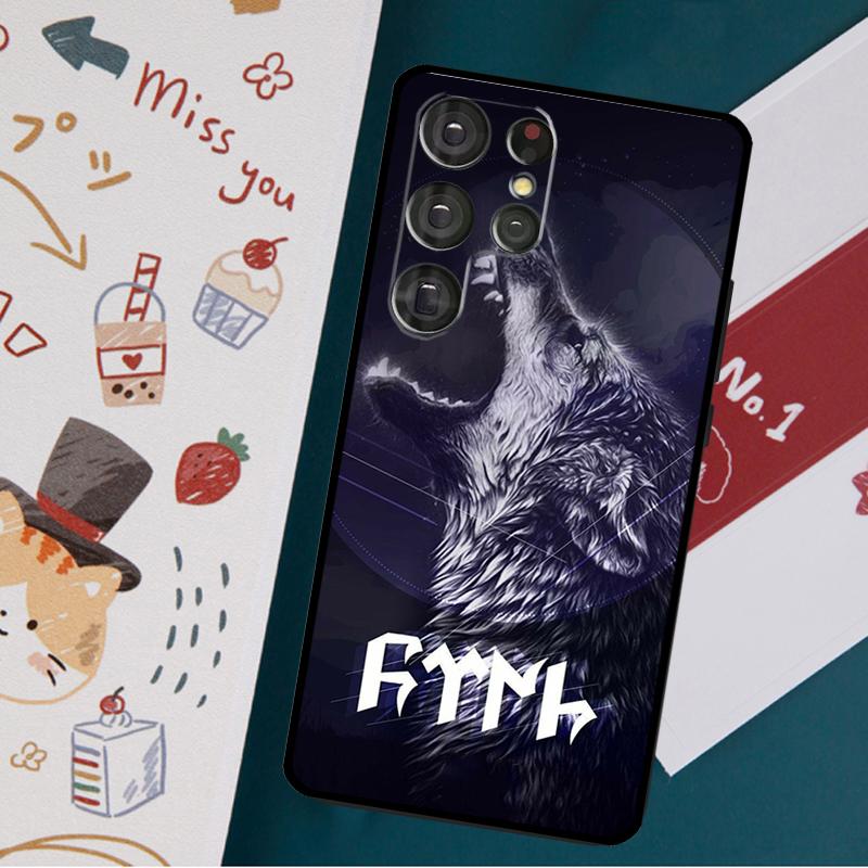 

Турецкий язык бозгурт серый волк Чехол для Samsung Galaxy S23 S22 S21 Ultra S20 FE Note 20 Ultra S8 S9 S10 Note 10 Plus Чехол Galaxy S8