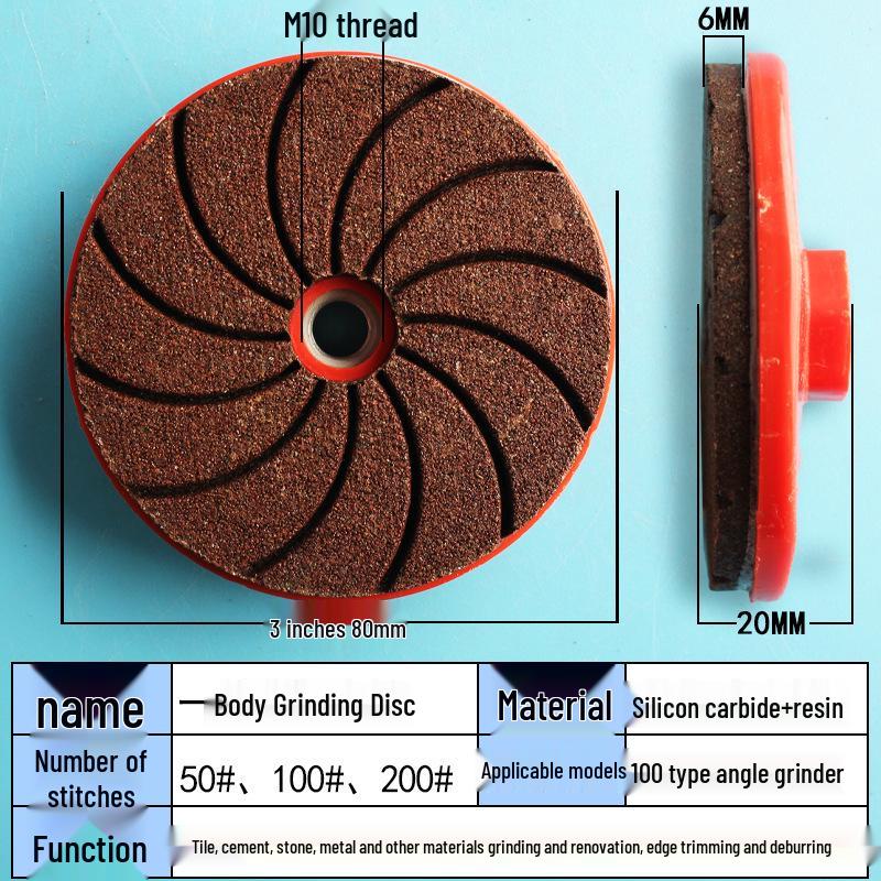 Multipurpose Grinding Disc for Angle Grinders: Ideal for Trimming & Polishing Tiles, Marble, Wood, Stone, Cement, & Metal