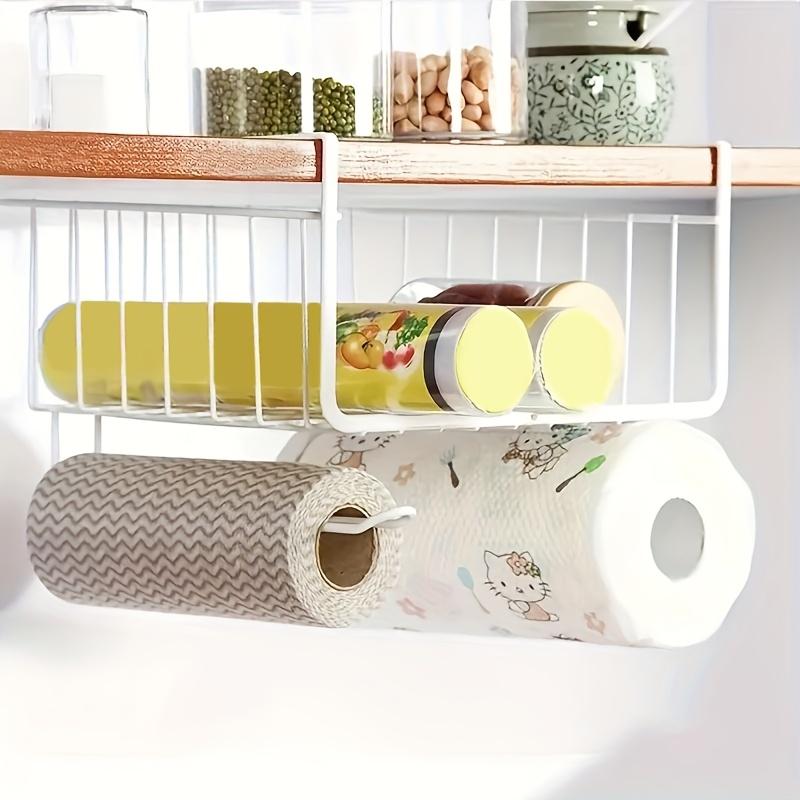 1pc Versatile Kitchen Rack With Hanging Hooks - Multi-Layer Storage For Seasoning Jars, Tableware And Accessories
