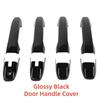 ABS Plastic Carbon Car Upgrade Accessorie Plated Exterior Door Handle Bowl Covers Trim Paste Style For Toyota RAIZE