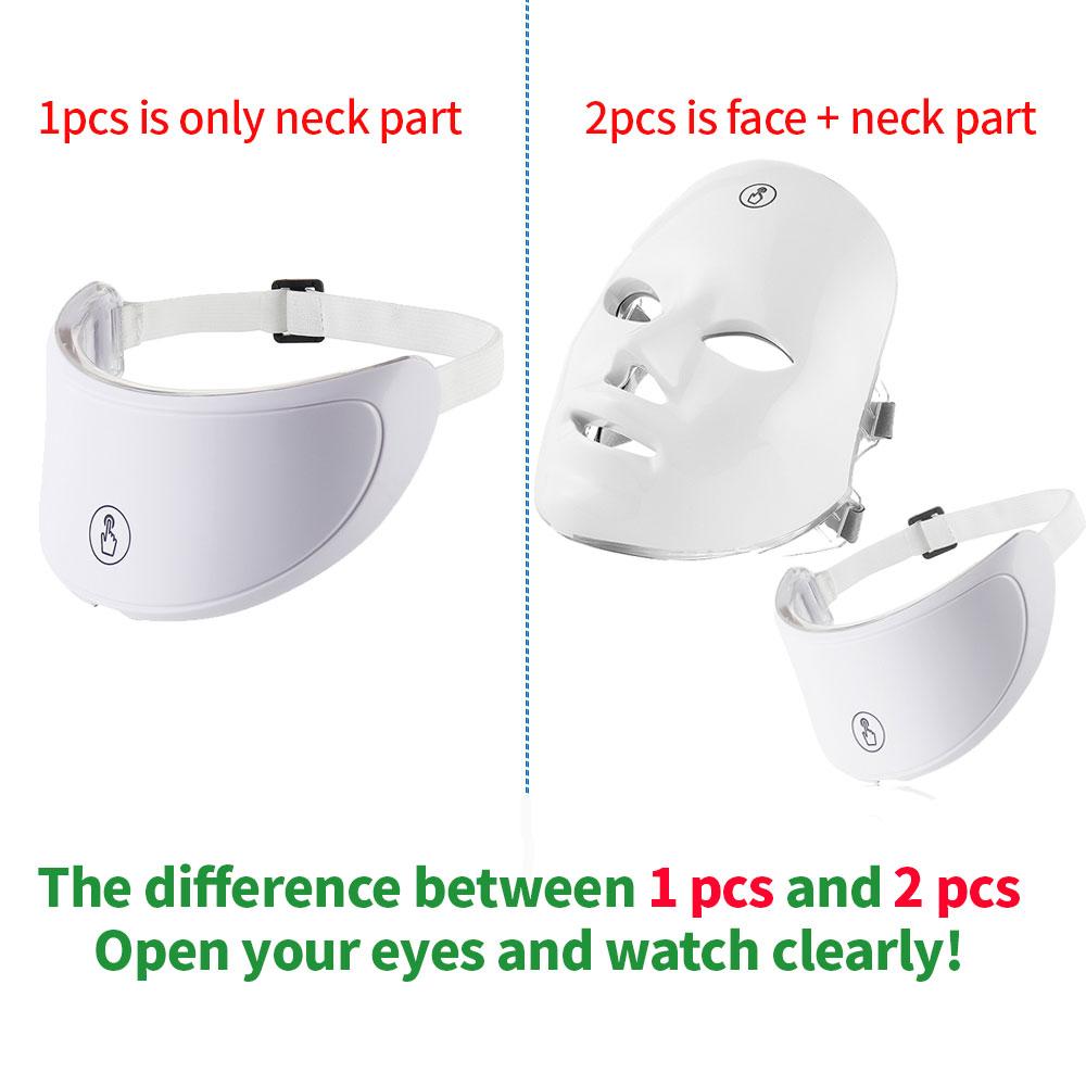 Face and Neck Beauty Machine LED Skin Care Massager