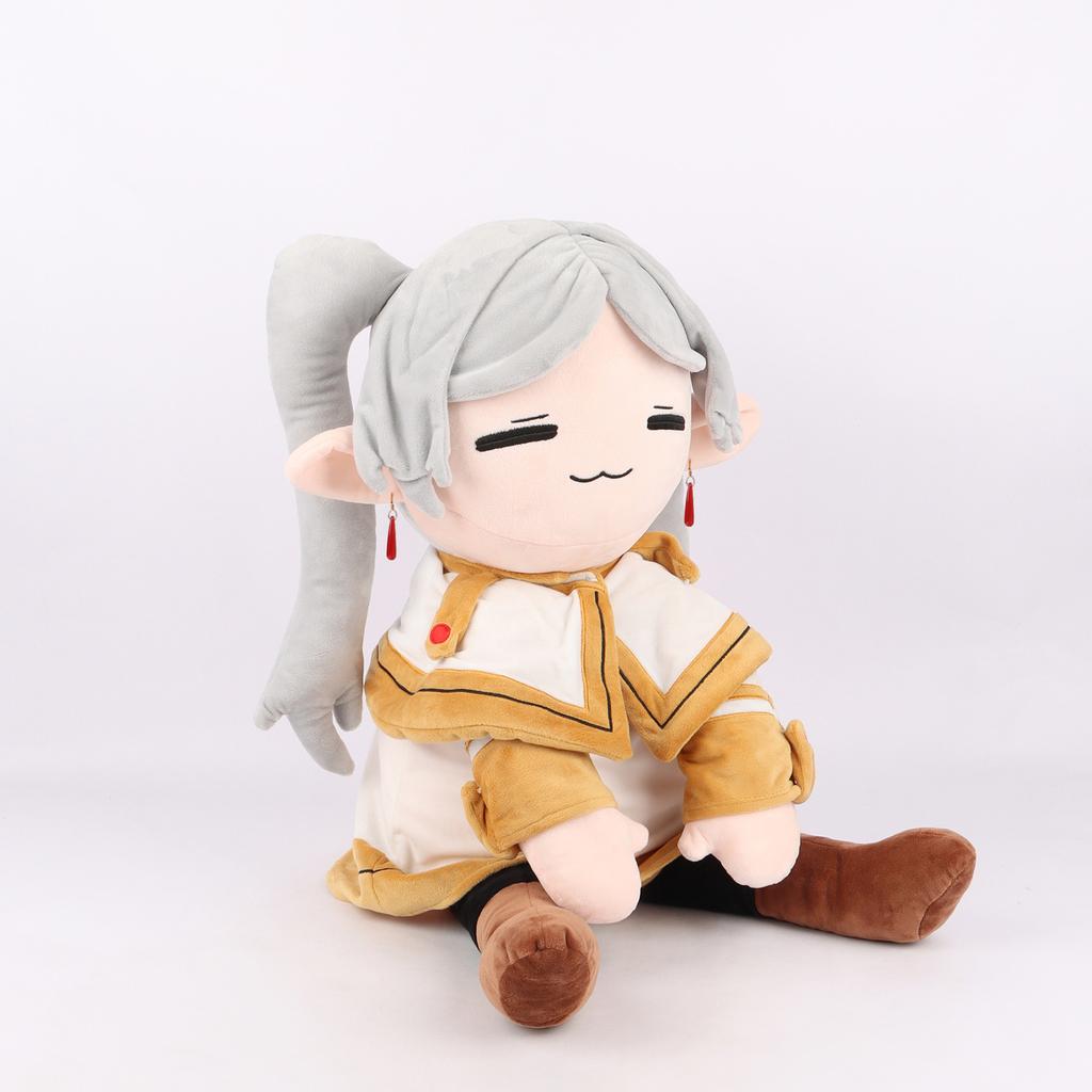 Frieren Beyond Journey's End Cartoon Plush Toy Extra Large Soft Anime Stuffed Doll for Fans Collectible Birthday Gift Home Decor