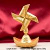 Yuanbao Windmill Spinner: Metal Craft Water-Activated Sound and Decompression Desktop Ornament