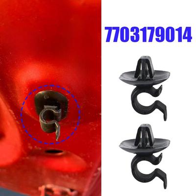 2x Car Hood Bonnet Rod Support Prop Clip Stay Clamp Holder 792834 For Peugeot 407 2003 2004 2005 2006 - 2010 Fastener Retainer