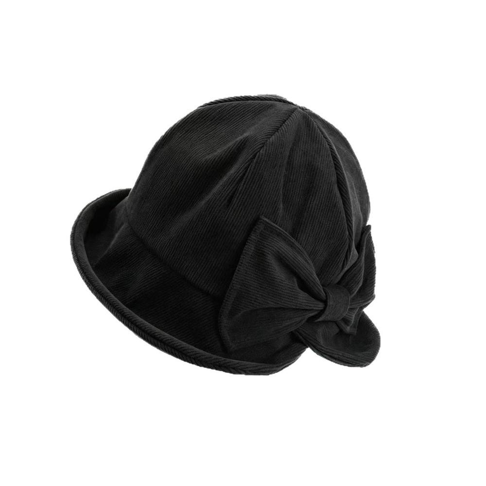 Cold Resistant Vintage Bucket Hat Warm Construction Bow Bucket Hat Women's Bucket Hat Outdoor Wear