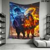 Naruto Wall Tapestry Aesthetic Wall Hanging Printed Fabric Blanket Decorative Tapestries For Bedroom Living Room Home Decor
