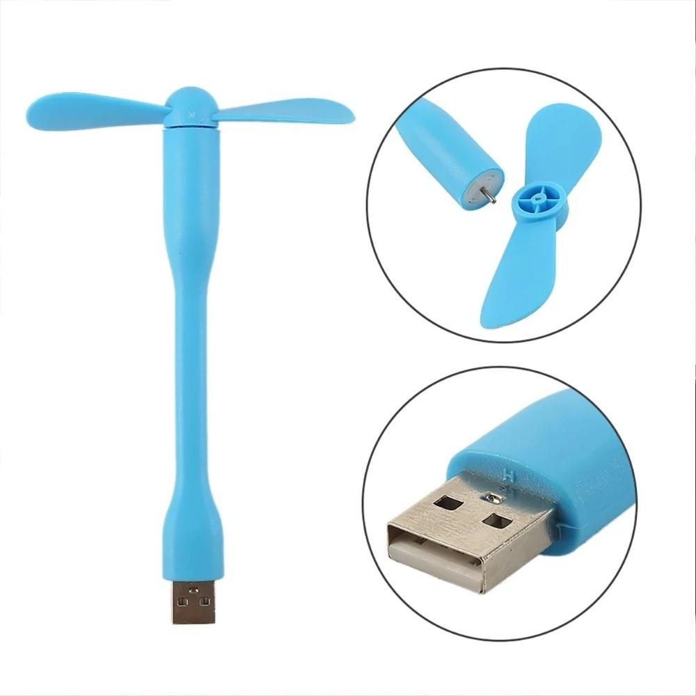 Portable USB Cooling Fan Flexible Design Hand Fan Durable Mini USB Fan  for Laptop Cooling