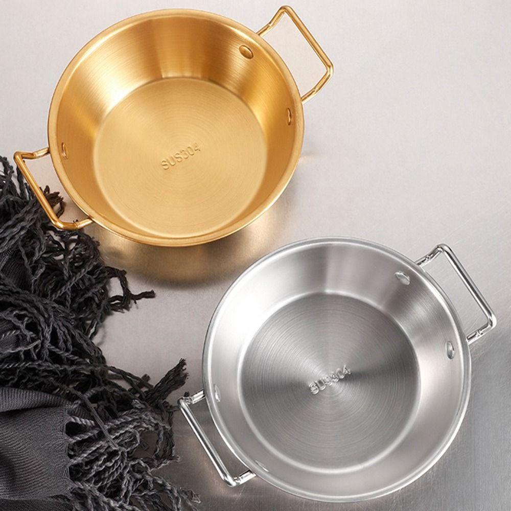 1 bucată vesela de bucătărie boluri cu orez cu mâner vas de condimente cu sos bol durabil din oțel inoxidabil