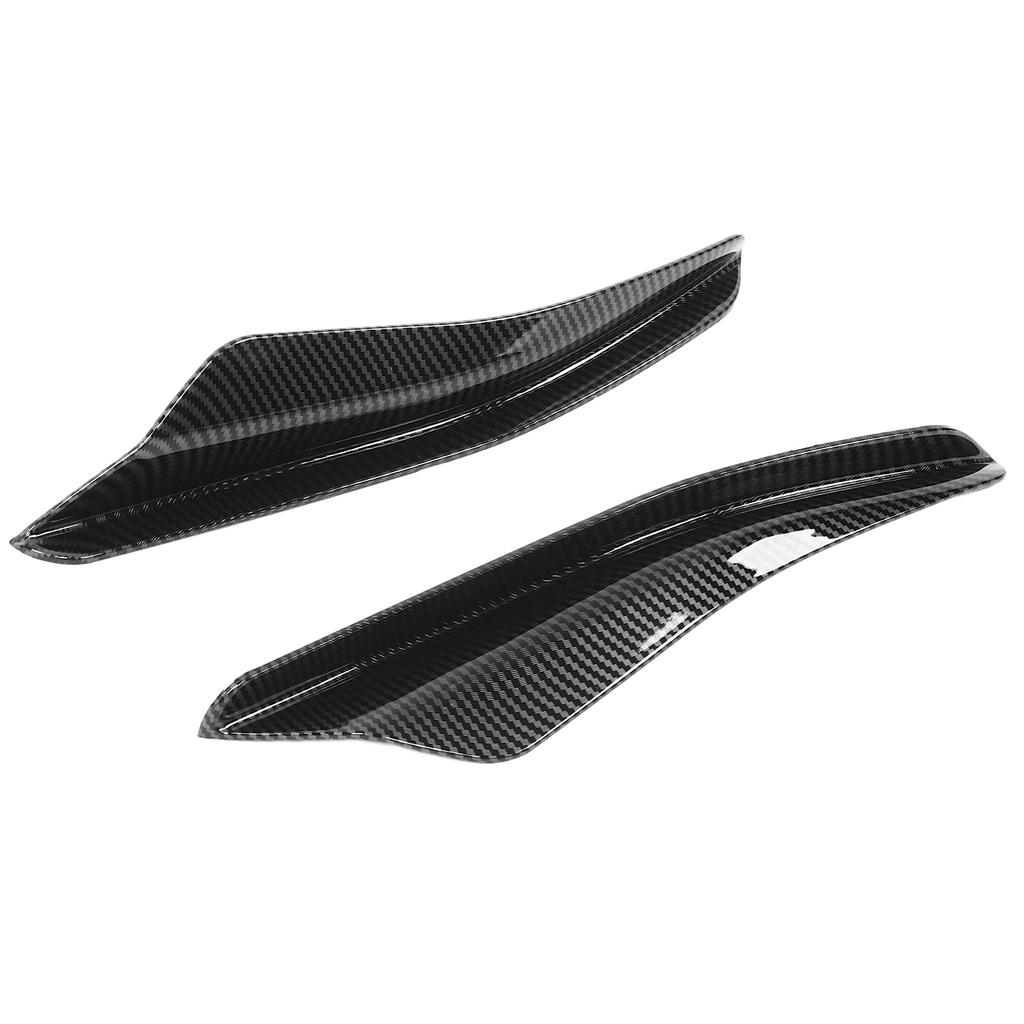 2PCS Front Bumper Aero Kits Canards Wing for Maxton   Replacement for MK8 2021+(Glossy Black )