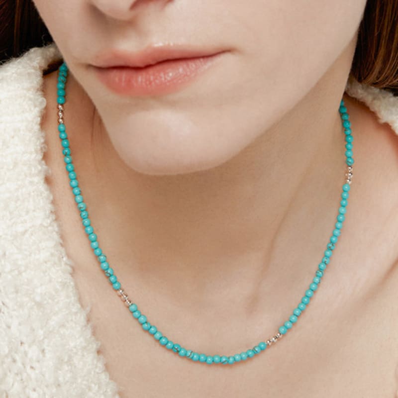 

Manaet Turquoise Ball Point N Silver