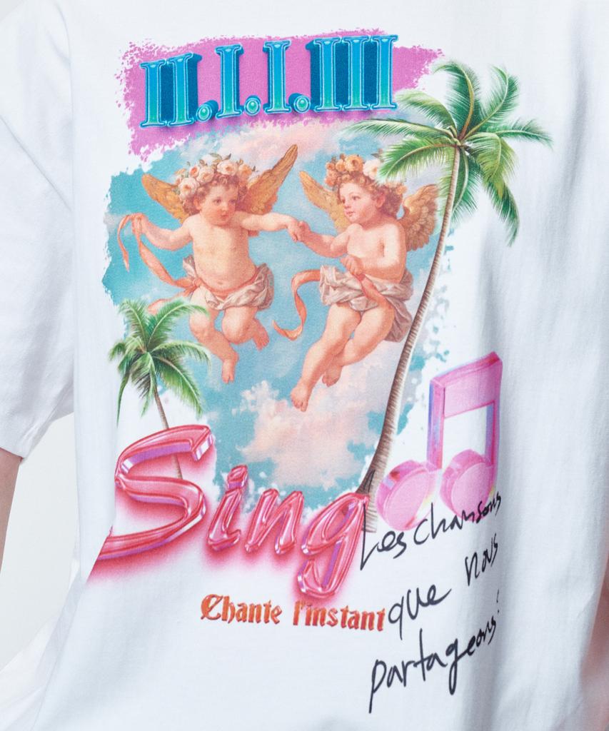 2113 STUDIO Loose Fit T-Shirt Angel Palm Tree