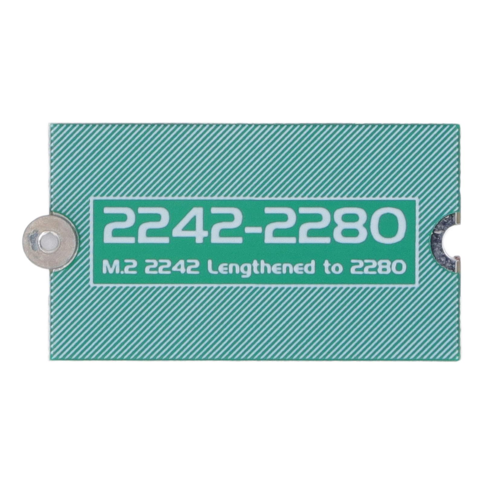 

M.2 NGFF NVMe Length Extend Adapter Bracket PCB M.2 SSD Extension Bracket Card Plate for 2242 to