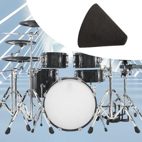 Yibuy 10pcs Electronic Drum Piezo Trigger Cones, Foam Cones, 1.38x1.46 Inch