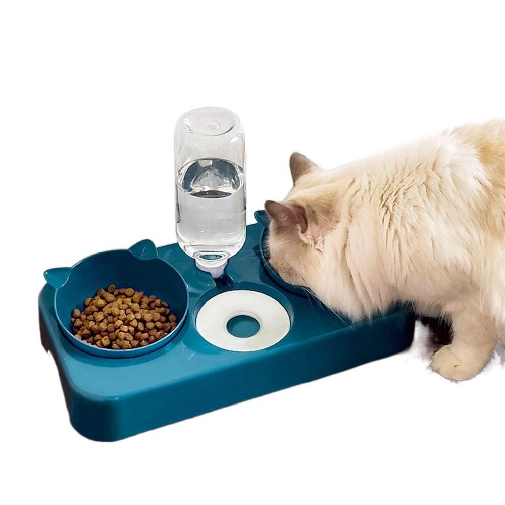 

500 мл набор кормушек для домашних животных 3 в 1 миска для кошек нескользящая миска для кормления домашних животных щенок