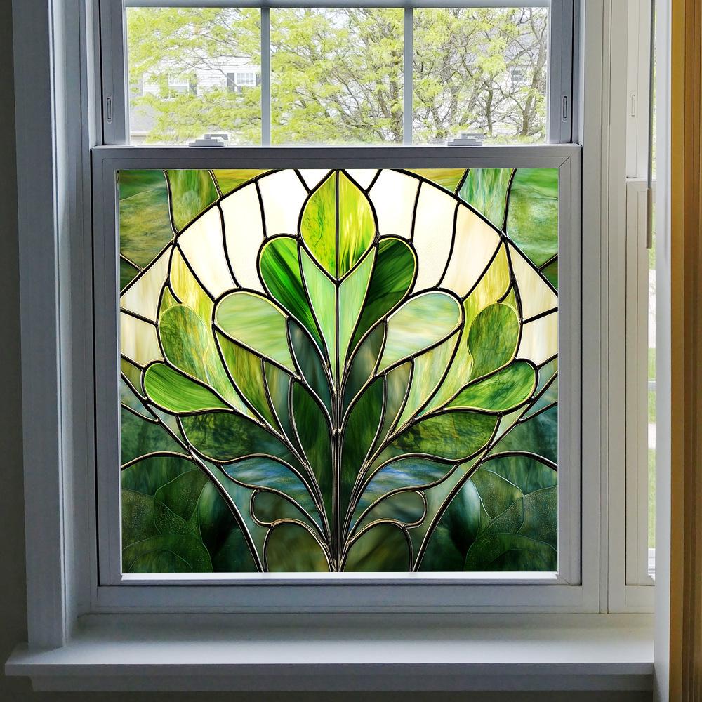 BL301-330 Colored PVC Static Cling Window Film - No Glue Home Decoration