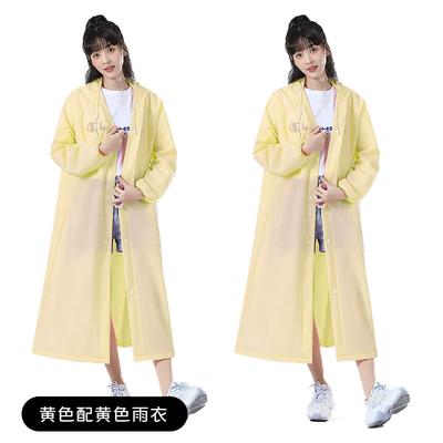 Impermeable de una pieza EVA Engrosado Extendido, Unisex Adulto Impermeable para Lluvia Fuerte Equipo de Lluvia Portátil para Exteriores