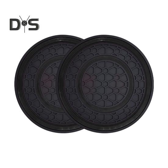 2 bucăți suport de pahare pentru mașină, rezistent la căldură, design anti-alunecare, model de caneluri, rezistent la apă, suport universal pentru pahare, accesorii de interior auto