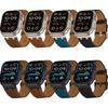 Leather Band for Apple Watch Ultra 2 49mm Series 10 46mm Luxury Strap Sports Bracelet for iWatch 10 9 8 7 6 5 4 SE Ultra 44 45mm