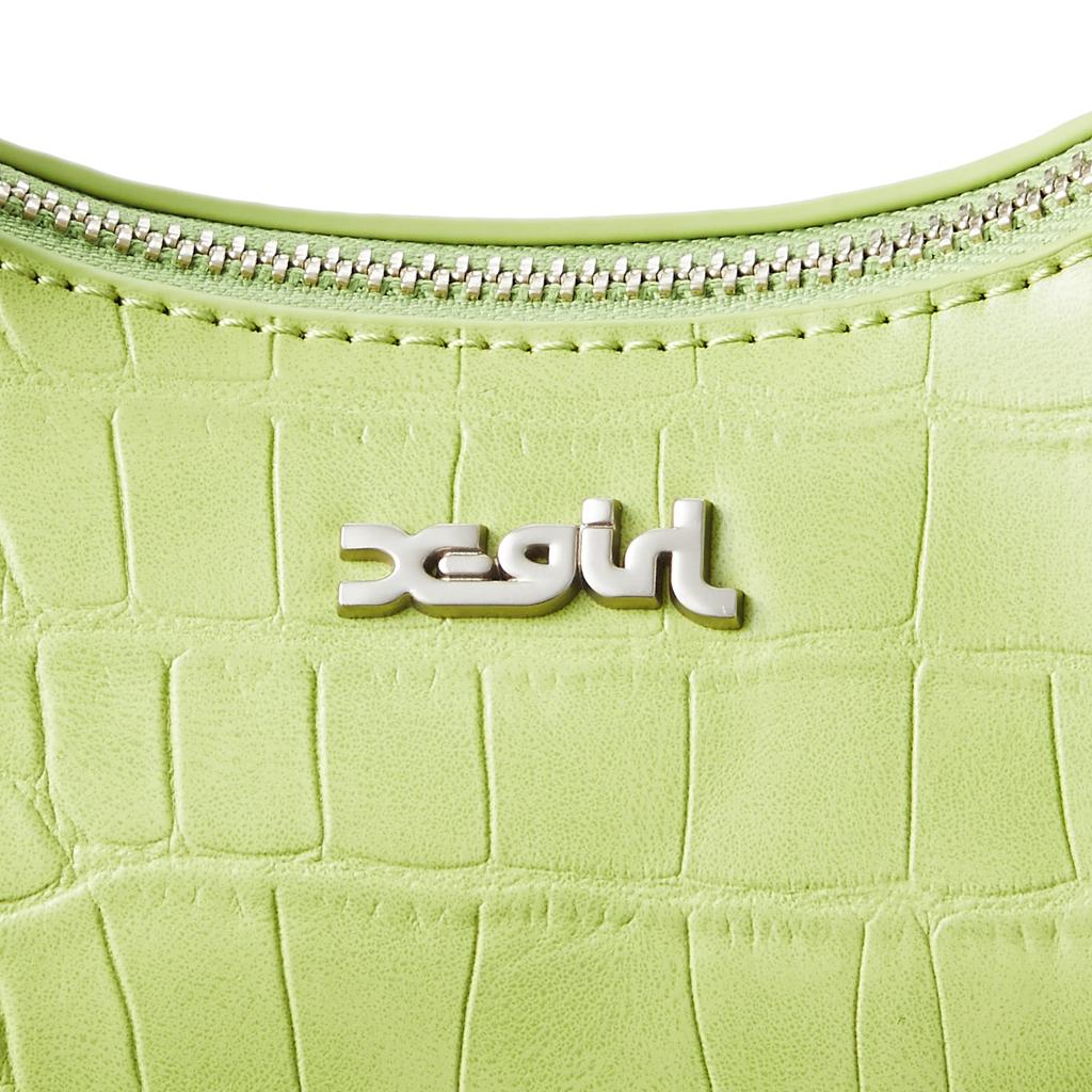 Bag FAUX CROC MINI HAND BAG LtGREEN [X Girl] Women's