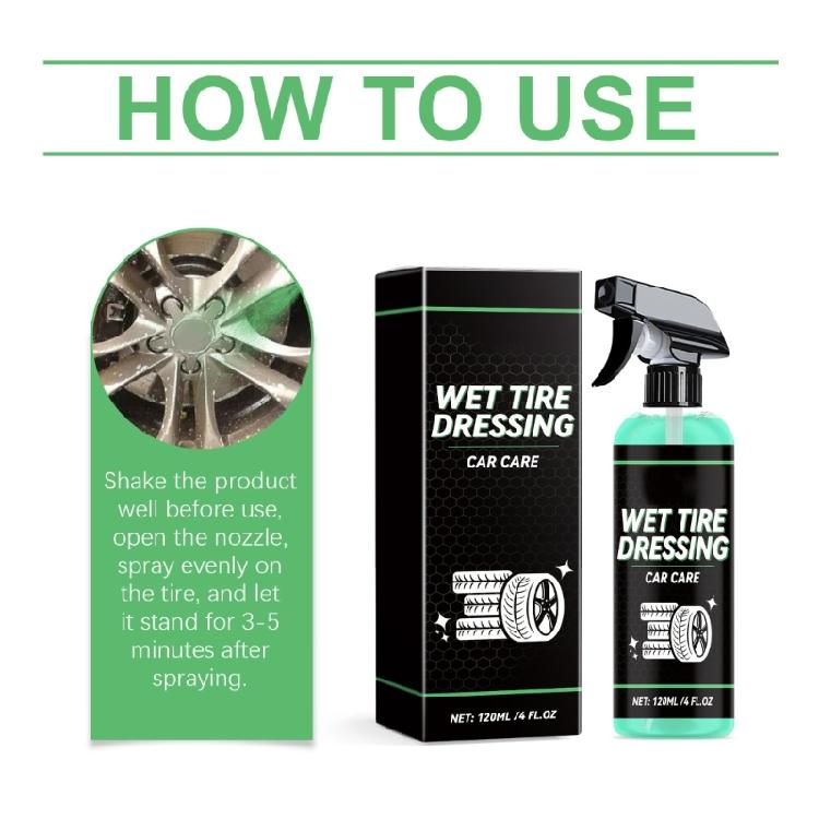 Tire Foam Cleaner & Protector Easy to Use Tire Sprays Foam Protectant Long Lasting Shine for a Brilliant Lasting Shine