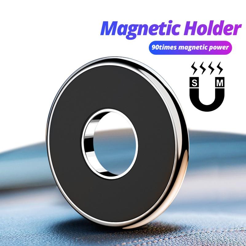 FONKEN Supporto magnetico per telefono per auto Supporto per auto in lega di zinco Forte magnete Adsorbimento Staffa per montaggio a parete Supporto per cruscotto Samsung Xiaomi Smart Phone