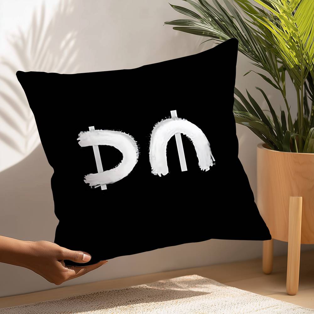 D-Depeche-Mode Pillow Case Plush Fabric Soft  Pillowcase Double Sided Print Cushion Cover Household Gifts