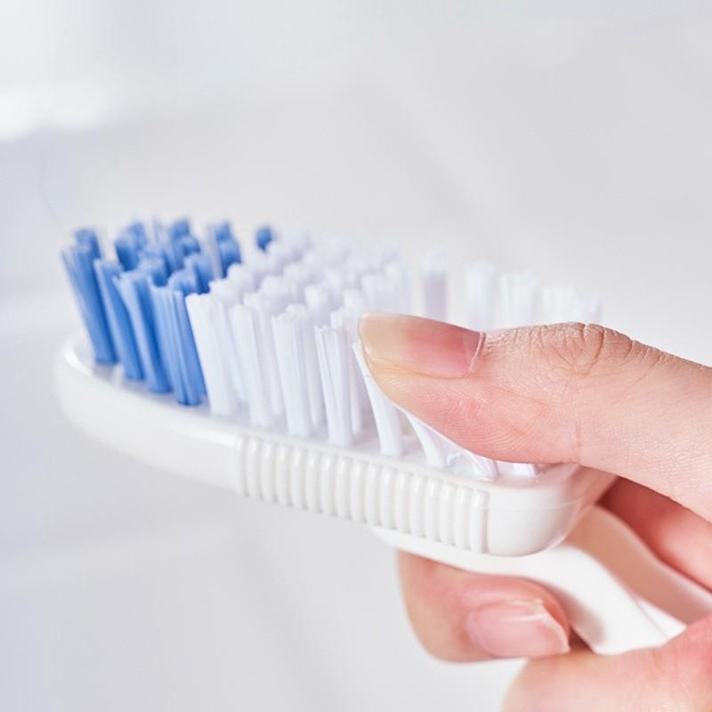 Bristle Soft Shoe Brush With Long Handle For Delicate Cleaning And Use Versatile