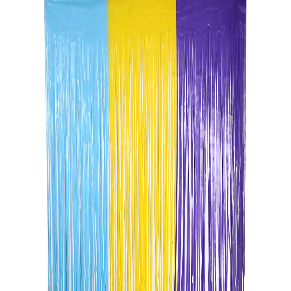 Rain Playful Macaron Curtain In Multiple Colors For Fun Kids Birthday Decor Theme