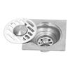 Stainless Steel Floor Drain Self Sealing Washing Machine Floor Strainer for Kitchen BathroomHigh Gloss Dual Use