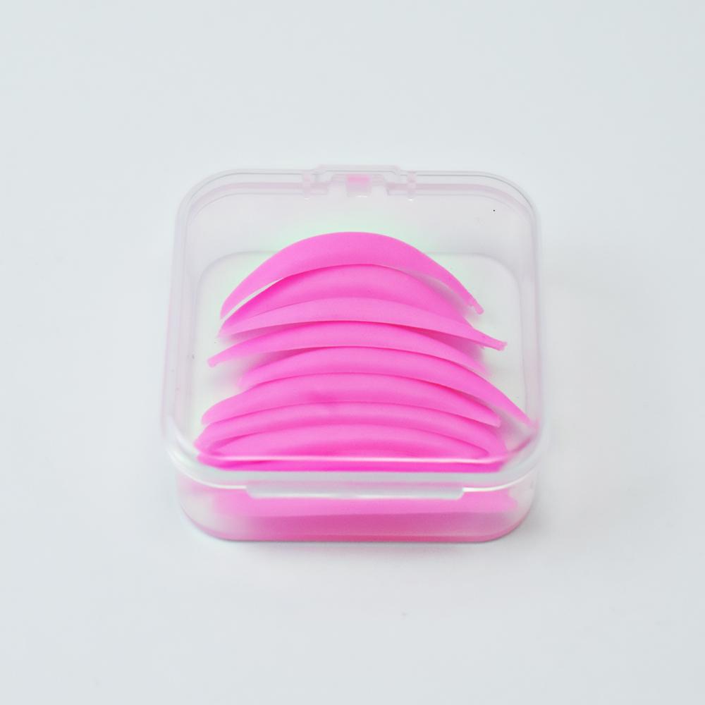 10Pcs Reusable Eyelash Lifting Kit Silicone Lamination Pad Eyelash Perm Rods 3D False Eyelashes Extension Curler Pad Makeup Tool
