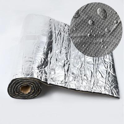 1/3/5 piezas de película de aislamiento térmico para automóvil, espuma de aislamiento térmico ignífuga, impermeable, insonorizante, papel de aluminio autoadhesivo