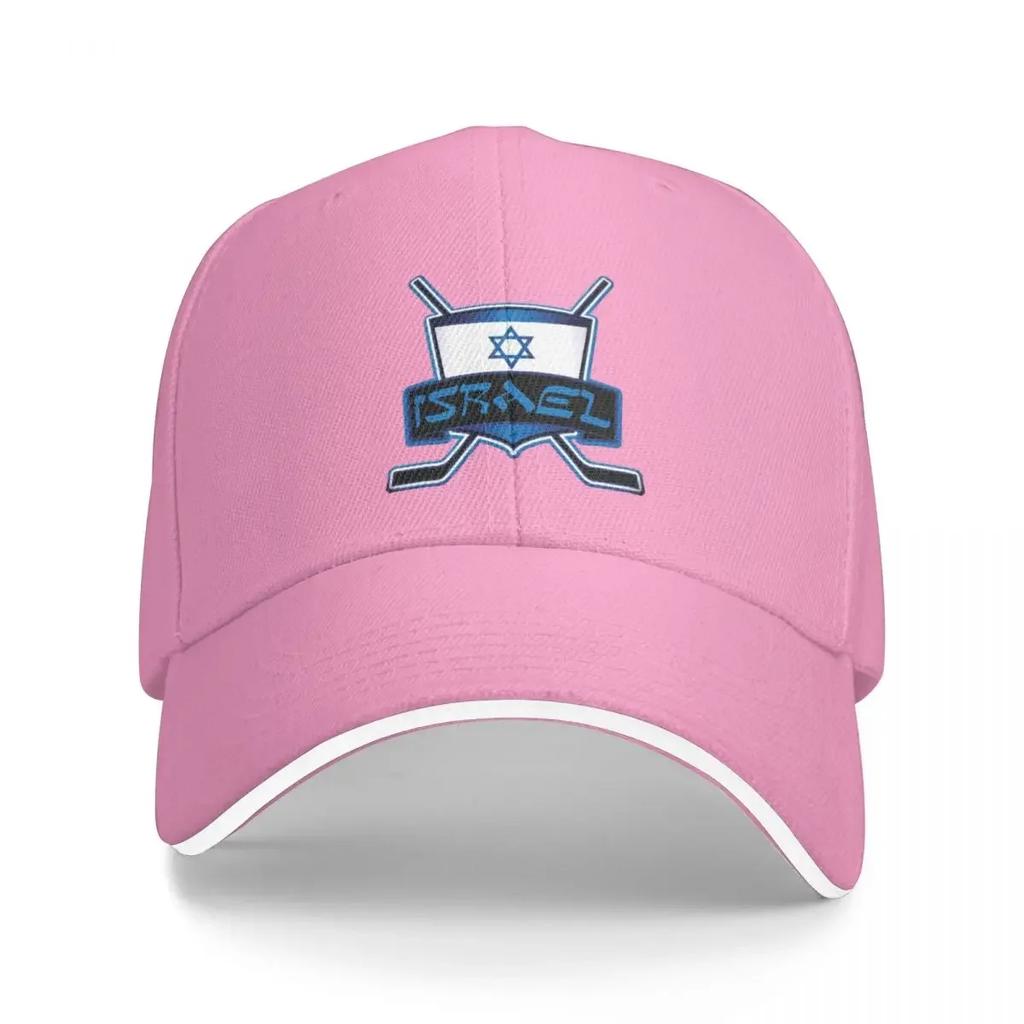 Israel Hockey Flag Logo Cap Casual Baseball Caps Adjustable Hat Hip Hop Summer Unisex Baseball Hats Customizable Polychromatic