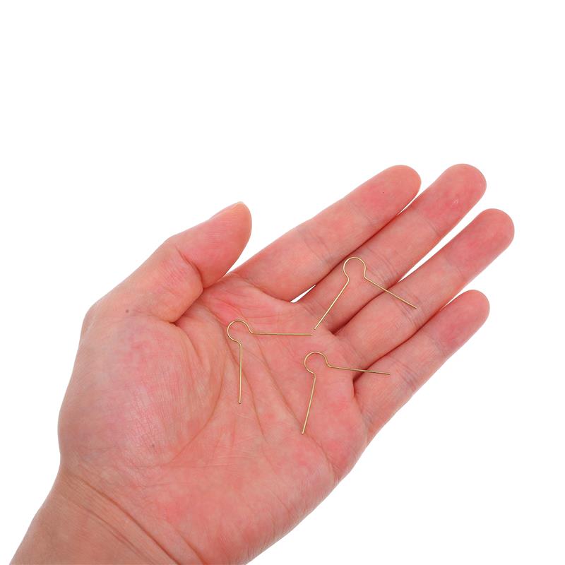 100 Stück V-förmige Eisen-Weihnachtskugel-Kappenhaken Anhänger Baumhaken Feiertagsdekoration Robuste Metall-Anhänger