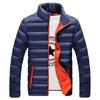 Winter Herren Wattierte Jacke Jugend Wattierte Jacke Verdickte Warme Wattierte Jacke Stehkragen Herrenbekleidung
