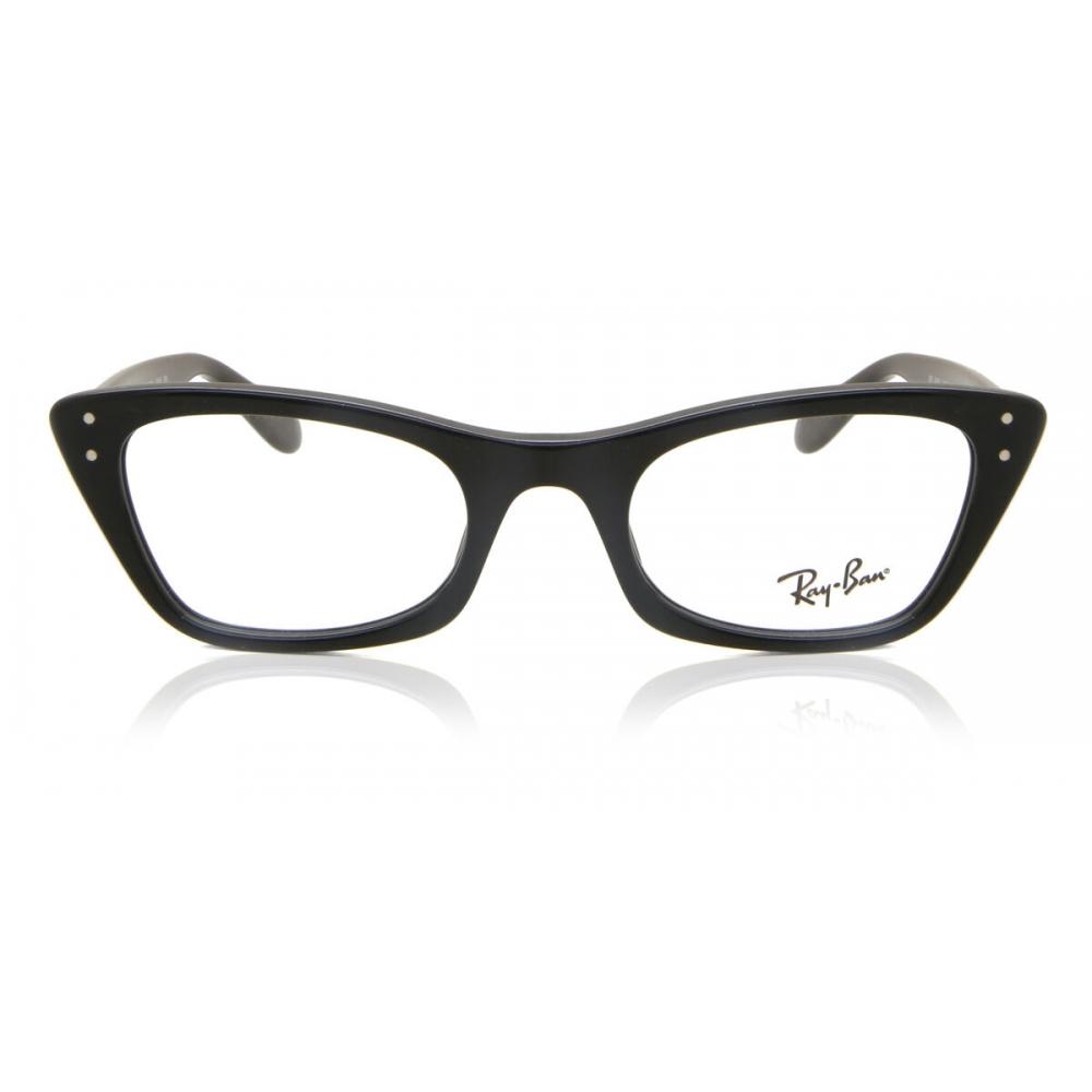 

Ray Ban Rx5499 Lady burBank 2000 Women Eyeglasses Shiny Black/49-20-140