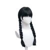 Midoriya Wednesday Cosplay Wig, High-Quality Wednesday Wig, Costume, Halloween, School Festival, Festival, Cosplay Wig
