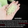 1PC Luminous Beads Angeln Space Beans 4mm 5mm 6mm 100pcs/bag Gummiköder Licht Glowing Float Bälle für Outdoor Angelgeräte