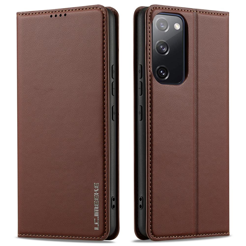 LC.IMEEKE L1 Series for Samsung Galaxy S20 FE 2022/S20 FE 5G/S20 FE/S20 Lite Case Leather Wallet Stand Phone Cover
