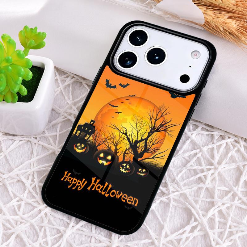 Halloween Bat Phone Case for iPhone 17 Air 16 15 11 12 14 13 Pro Max Shockproof Cover