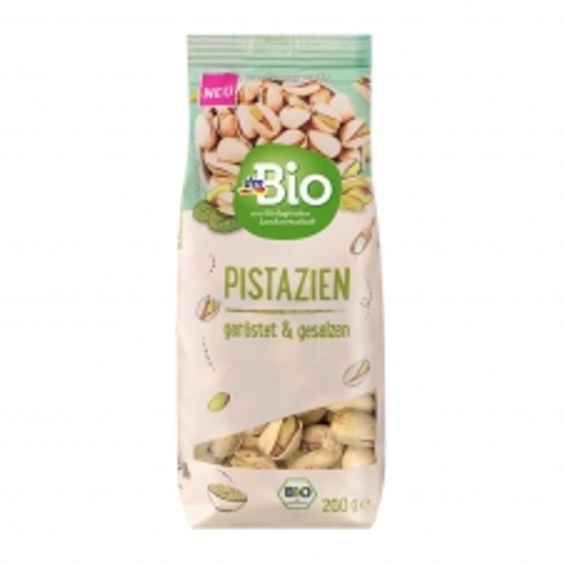 DM Bio Roasted Salted Pistachios 200g