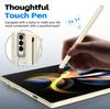 Folding Case with Stylus for Samsung Z Fold 4 5 6 7 Aluminum Alloy Lens Frame Holder Silicone Built-in Strap Glass Screen Film