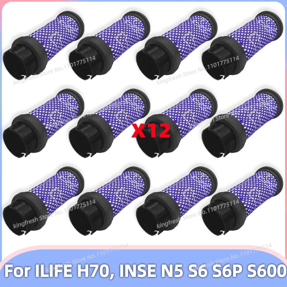 Filter Compatible For ILIFE H70, INSE N5 S6 S6P S600 Vacuum Parts Replacement Accessories