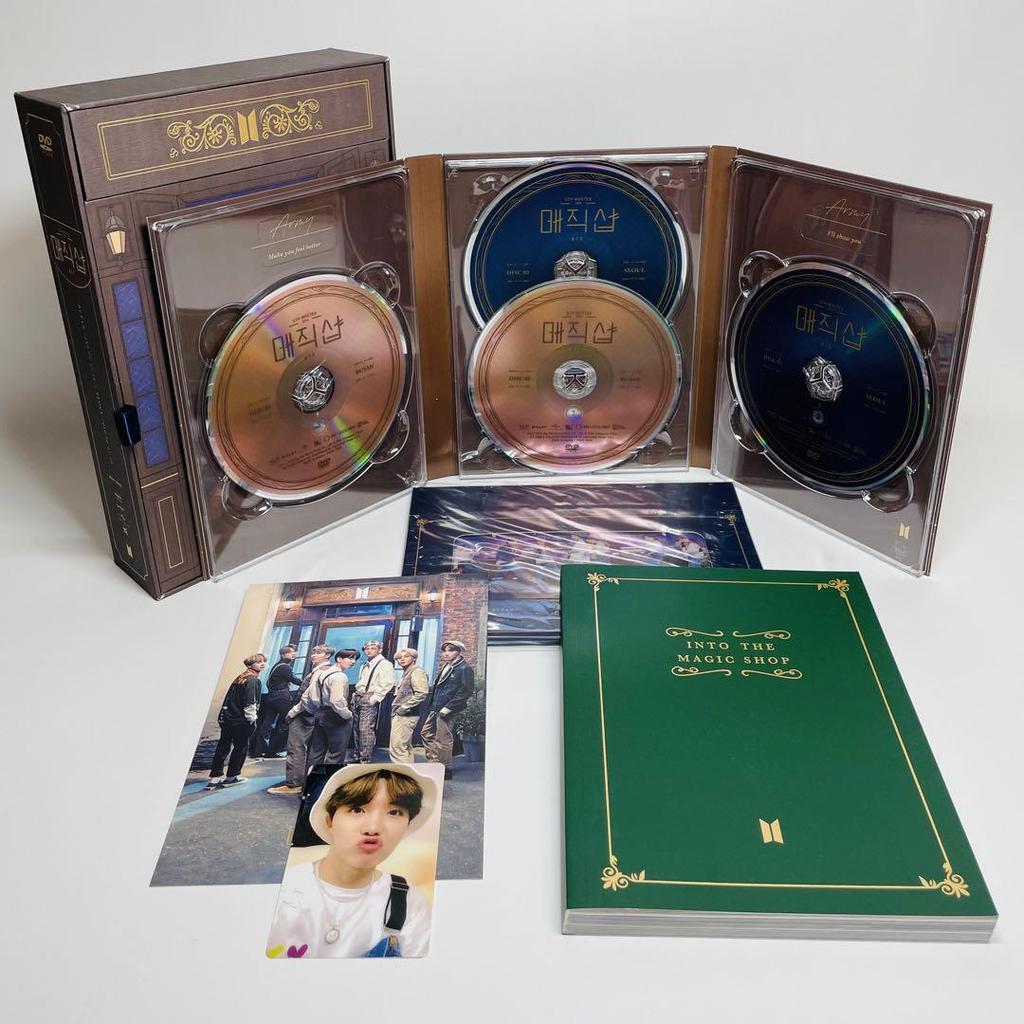 [USED] BTS Fan Meeting Magic Show Busan Concert DVD with Japanese Subtitles Trading Card Hobi Hoseok