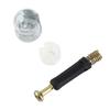 20PCS Durable Eccentric Wheel Connecting Piece Threaded Dowel Screws  For DIY Furniture