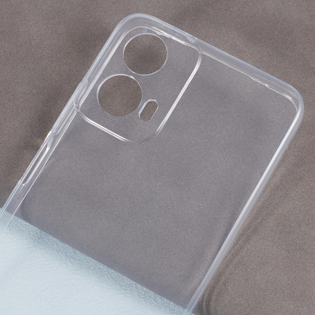 For Motorola Moto G45 5G/G34 5G Case Watermark-Free Glossy TPU Transparent Phone Cover