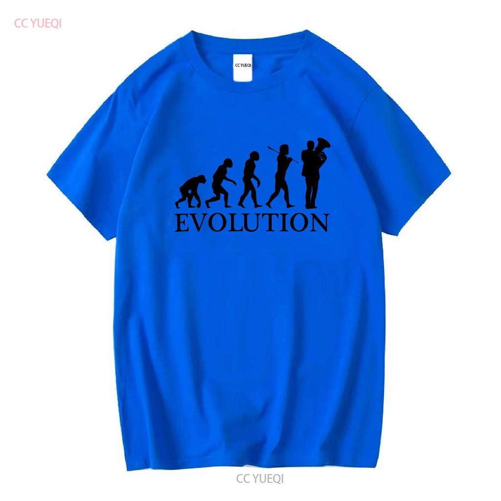 EUPHONIUM PLAYER EVOLUTION OF MAN MENS T SHIRT TEE TOP GIFT MUSICIAN Long or Short Sleeves Vintage Washed Breathable Stretched